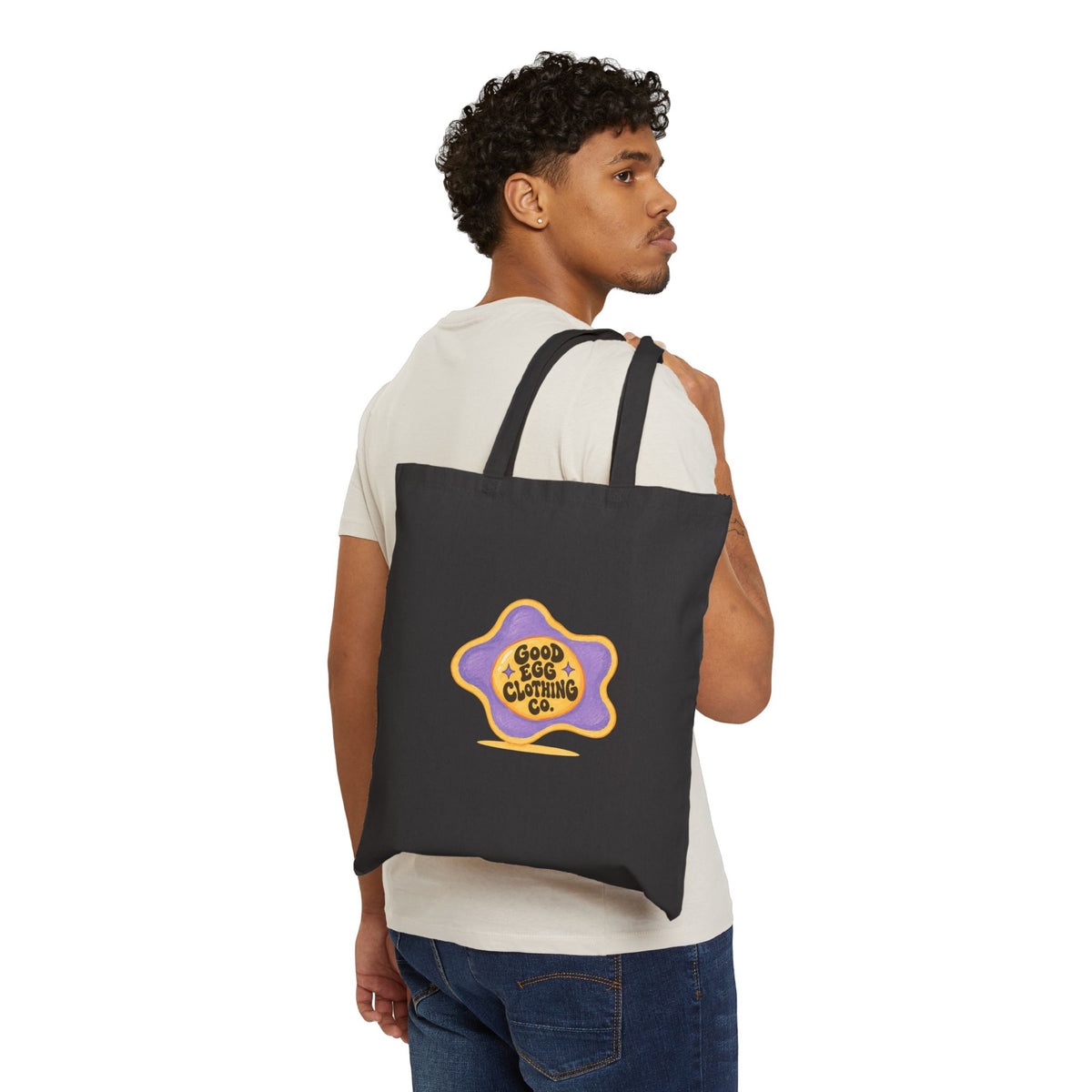 "The Original Good Egg Tote" Canvas Bag