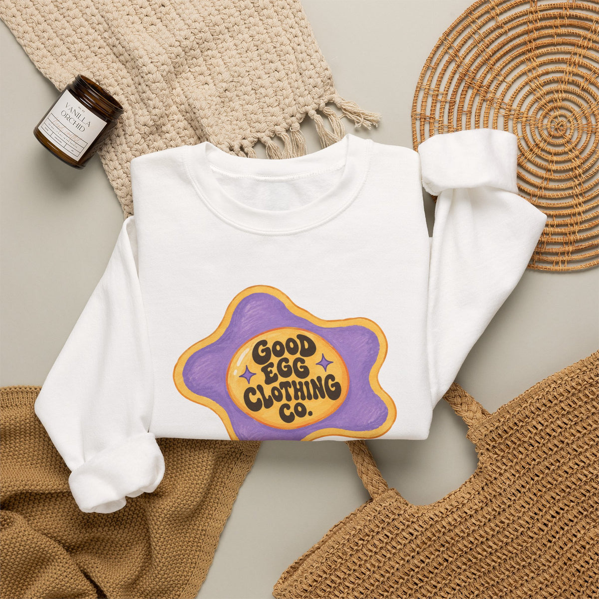"The Original Good Egg Crewneck" Sweatshirt